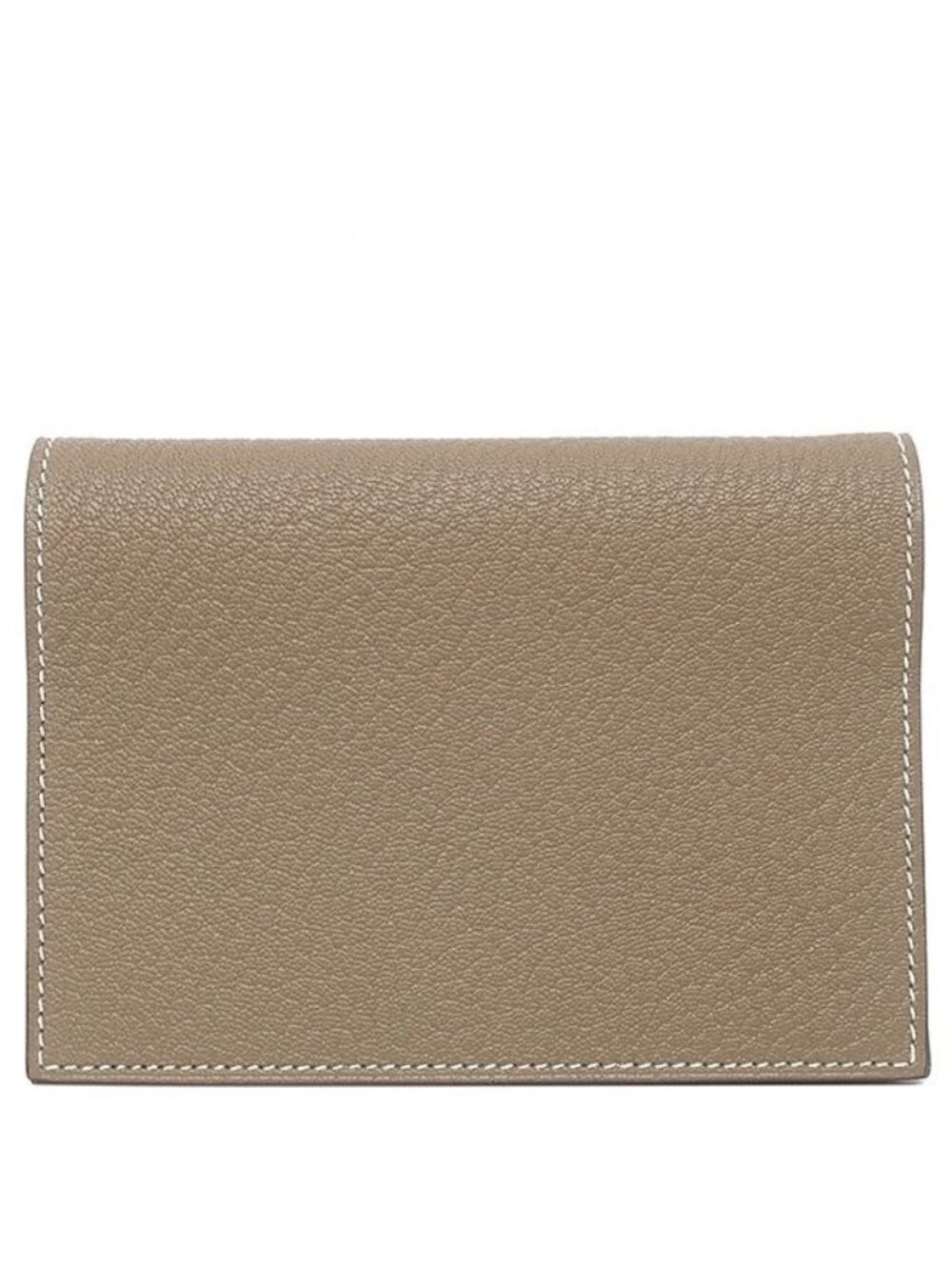 Hermes Notebook Cover Agenda GM Chevre Mysore Etoupe Silver Greige
